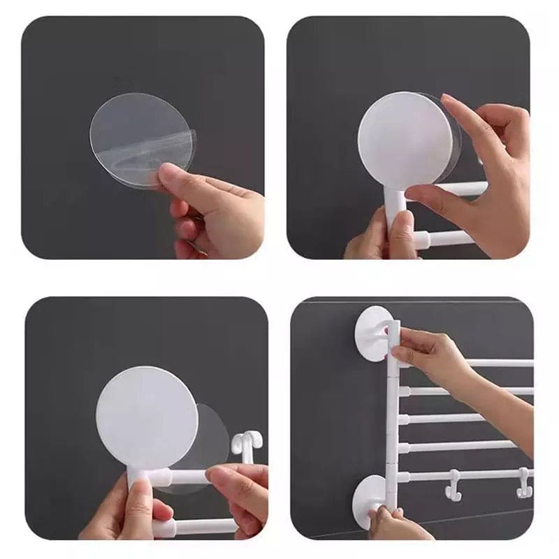 Creative Swivel Towel Bar, 5 Layer Wall Mount Bathroom Towel Rack Holder, Multipurpose Rotatory Towel Rack, Rotatable Bathroom Toilet Wall Hanging Towel Bar Creative Swivel Towel Bar, 5 Layer Wall Mount Bathroom Towel Rack Holder, Multipurpose Rotatory Towel Rack, Rotatable Bathroom Toilet Wall Hanging Towel Bar